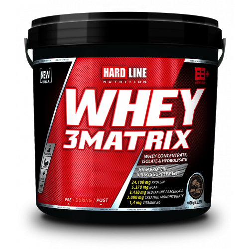 Hardline Whey 3Matrix 4000 Gr